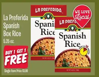 Jewel-Osco La Preferida Spanish Box Rice offer