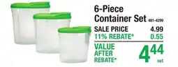 Menards 6-Piece Container Set offer