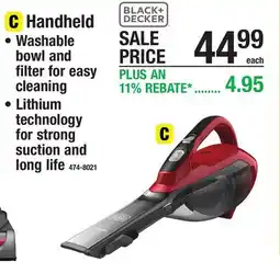 Menards Handheld offer