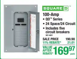 Menards LOAD CENTER VALUE PACKS offer