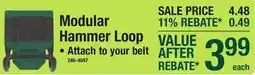 Menards Masterforce Modular Hammer Loop offer