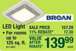 Menards LED Light, For rooms up to 125 sq. ft offer