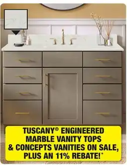 Menards Engineered Marble Vanity Top offer