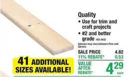 Menards Quality offer