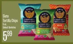 Jewel-Osco Siete Tortilla Chips offer
