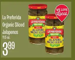 Jewel-Osco La Preferida Organic Sliced Jalapenos offer
