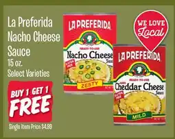 Jewel-Osco La Preferida Nacho Cheese Sauce offer