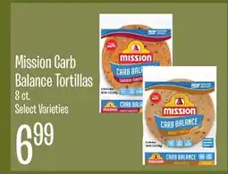 Jewel-Osco Mission Carb Balance Tortillas offer