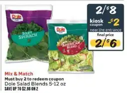 Winn Dixie Dole Salad Blends offer