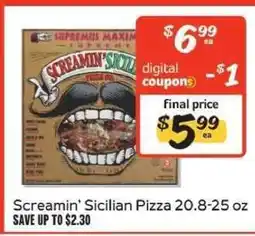 Winn Dixie Screamin' Sicilian Pizza offer