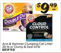 Winn Dixie Arm & Hammer Clumping Cat Litter offer