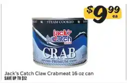 Winn Dixie Jack's Catch Claw Crabmeat offer