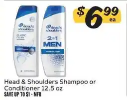 Winn Dixie Head & Shoulders Shampoo or Conditioner offer