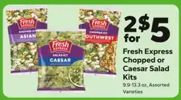 Save a Lot Fresh Express Chopped or Caesar Salad Kits offer