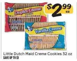 Winn Dixie Little Dutch Maid Creme Cookies offer
