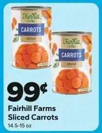 Save a Lot Fairhill Farms Sliced Carrots offer
