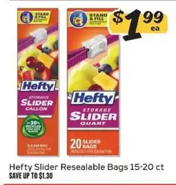 Winn Dixie Hefty Slider Resealable Bags offer