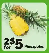 Save a Lot Pineapples offer