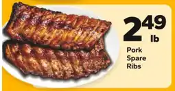 Save a Lot Pork Spare Ribs offer
