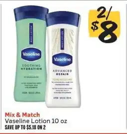 Winn Dixie Vaseline Lotion 10 oz offer