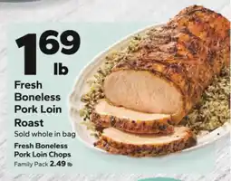 Save a Lot Fresh Boneless Pork Loin Roast offer