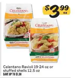 Winn Dixie Celentano Ravioli or Stuffed Shells offer