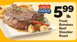 Save a Lot Fresh Boneless Beef Shoulder Roast offer