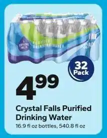 Save a Lot Crystal Falls Purified Drinking Water offer
