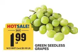 Food Lion Green Seedless Grapes offer