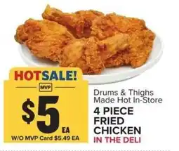 Food Lion 4-Piece Fried Chicken offer