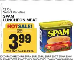 Food Lion Spam Luncheon Meat offer