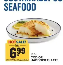 Food Lion Cod or Haddock Fillets offer