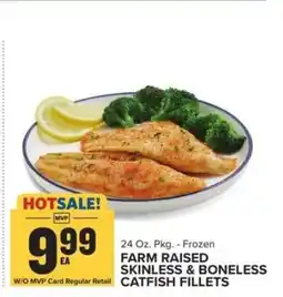 Food Lion FARM RAISED SKINLESS & BONELESS CATFISH FILLETS offer