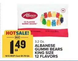 Food Lion ALBANESE GUMMI BEARS KING SIZE 12 FLAVORS offer