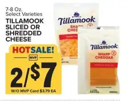 Food Lion Tillamook Sliced or Shredded Cheese offer