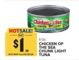Food Lion Chicken Of The Sea Chunk Light Tuna offer