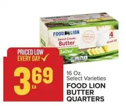 Food Lion FOOD LION BUTTER QUARTERS offer