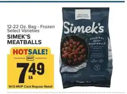 Food Lion Simek's Meatballs offer