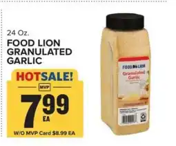 Food Lion FOOD LION GRANULATED GARLIC offer