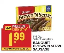 Food Lion Banquet Brown'N Serve Sausage offer