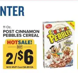 Food Lion Post Cinnamon Pebbles Cereal offer