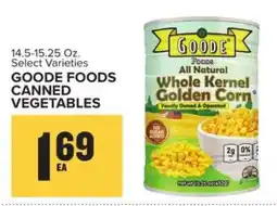 Food Lion Goode Foods Canned Vegetables offer
