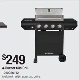 The Home Depot NEXGRILL 4-Burner Gas Grill offer