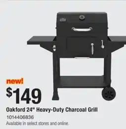 The Home Depot NEXGRILL Oakford 24 Heavy-Duty Charcoal Grill offer