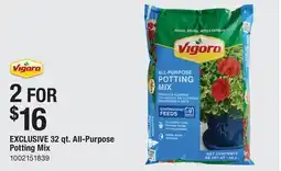 The Home Depot VIGORO 32 qt. All-Purpose Potting Mix offer