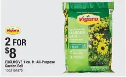 The Home Depot VIGORO 1 cu. ft. All-Purpose Garden Soil offer