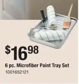 The Home Depot 6 pc. Microfiber Paint Tray Set offer