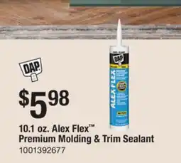 The Home Depot DAP 10.1 oz. Alex Flex Premium Molding & Trim Sealant offer