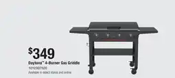 The Home Depot Nexgrill Daytona 4-Burner Gas Griddle offer