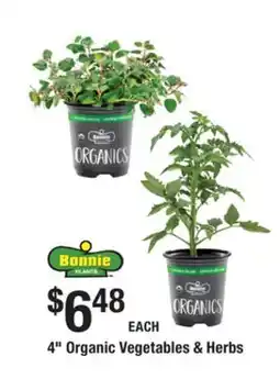 The Home Depot BONNIE 4 Organic Vegetables & Herbs offer